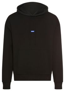 HUGO BLUE Herren Kapuzensweatshirt "Nalonso", schwarz, casual, Gr. M, Sweatware, Obermaterial: 100% Baumwolle, Sweatshirts, mit Kängurutasche