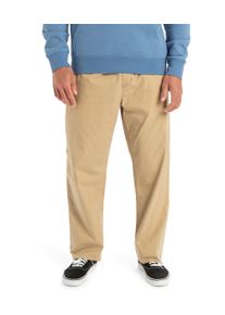 Quiksilver Herren Schlupfhose "TAXER PANT", grün, sportlich, Gr. M, unifarben, Web, Obermaterial: 98% Baumwolle, 2% Elasthan, Hosen