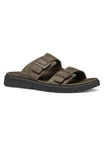Geox Herren Pantolette "U XAND 2S", Gr. 39, grün, Nubukleder, casual, Schuhe