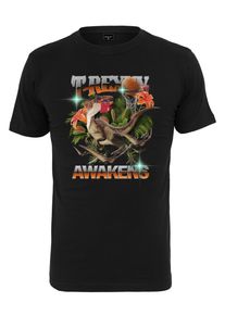 MisterTee Herren T-Shirt "MisterTee Herren T Awakenes Tee", schwarz, casual, Gr. XL, bedruckt, 100% Baumwolle, Shirts
