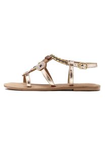 Lascana Damen Sandale "Sommerschuh", Gr. 37, rosa, Obermaterial: 50% Schafsleder, 50% Synthetik. Futter: 100% Schafsleder. Decksohle: 100%