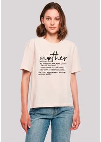 F4NT4STIC Damen T-Shirt "Muttertag Superwoman Mama", pink, casual, Gr. L, Obermaterial: 100% Baumwolle, Shirts, Premium Qualität
