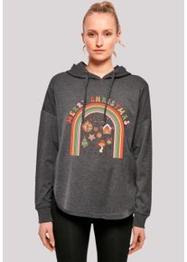 F4NT4STIC Damen Kapuzenpullover "Merry Weihnachten Cozy Vibes", grau, casual, Gr. L, Obermaterial: 100% Baumwolle, Pullover, Premium Qualität,
