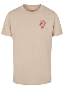 MisterTee Herren T-Shirt "MisterTee Negroni Please Tee", beige, casual, Gr. XS, bedruckt, 100% Baumwolle, Shirts