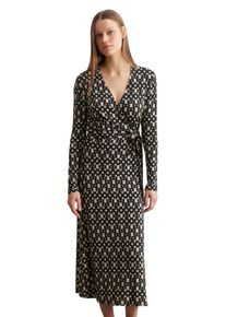 Marc O'Polo MARC O'POLO Damen Jerseykleid "aus stretchiger Viskose-Qualität", bunt, casual, Gr. XS, bedruckt, Obermaterial: 95% Viskose, 5% Elasthan; Futter: