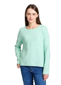 BETTY & CO BETTY & CO Damen Strickpullover "Betty & Co Strickpullover mit Rundhalsausschnitt", grün, casual, Gr. 36, Strick, Obermaterial: 82% Polyester, 16%