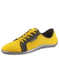 Leguano Damen Barfußschuh "AKTIV", Gr. 45, gelb, Textil, sportlich, Schuhe, Freizeitschuh, Halbschuh, Schnürschuh mit ergonomischer Formgebung