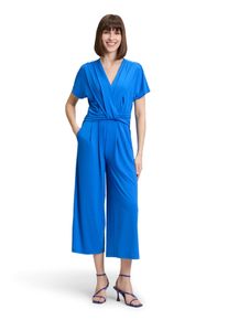 Betty Barclay Damen Overall "Betty Barclay Jumpsuit mit Eingrifftaschen", blau, feminin, Gr. 40, Jersey, Obermaterial: 95% Polyester, 5% Elasthan.,