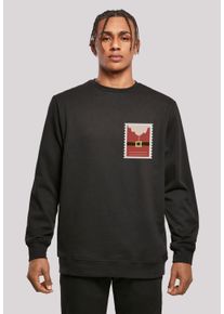 F4NT4STIC Herren Kapuzenpullover "Santa Letter Weihnachten", schwarz, casual, Gr. S, Obermaterial: 50% Baumwolle, 50% Polyester, Pullover, Print