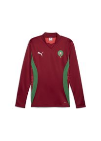 Puma Herren Sweatshirt "Marokko Aufwärm-Langarmshirt Herren", rot, Gr. S, Obermaterial: 100% Polyester; Rippe: 97% Polyester, 3% Elasthan; Einsatz: