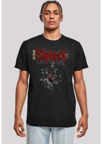 F4NT4STIC Herren T-Shirt "Slipknot Metal Band", schwarz, casual, Gr. S, Obermaterial: 100% Baumwolle, Shirts, Print