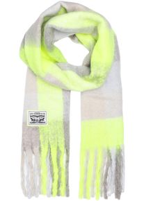 Levi's LEVI'S Damen Modeschal "POP OF PLAID SCARF", gelb, modisch, gemustert, Strick, Polyester, Modetücher