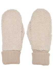 Urban Classics Damen Baumwollhandschuhe "Urban Classics Unisex Basic Sherpa Gloves", braun, Gr. L, 80% Polyester, 20% Polyacryl, Handschuhe