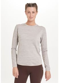Endurance Herren Funktionsshirt "Leah", grau, casual, Gr. 44, meliert, 93% Polyester, 7% Elasthan, Shirts, mit reflektierenden Details