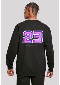 F4NT4STIC Herren Kapuzenpullover "SIlvester Party Happy People Only", schwarz, casual, Gr. L, Obermaterial: 50% Baumwolle, 50% Polyester, Pullover,