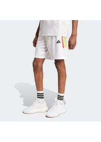 Herren Shorts "M TIRO CB_NP SH"weiß, grau one, vivid rot, sportlich, Gr. M, adidas Sportswear, Obermaterial: 100% Polyester, Hosen