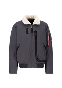 Herren Bomberjacke "Alpha Industries Men - Bomber Jackets DA-3 Bomber", grau, Gr. XL, Alpha Industries, Obermaterial: 65% Baumwolle, 35% Nylon, Jacken