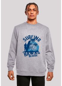 F4NT4STIC Herren Sweatshirt "Hawaii Surf Beach Summer", grau, casual, Gr. XS, Obermaterial: 50% Baumwolle, 50% Polyester, Sweatshirts, Premium