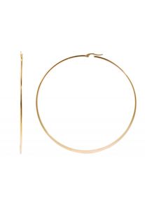 Adelia´s ADELIA ́S Damen Paar Creolen "Neuheit 2025 - Damen Creolen aus poliertem Edelstahl", Damen, Edelstahl, gold, Edelstahl, Ohrringe