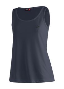 Maier Sports Damen Funktionsshirt "Petra", blau, Gr. 34, 100% Polyester, Shirts, Damen Tank-Top für Sport und Outdoor-Aktivitäten, ärmelloses Shirt
