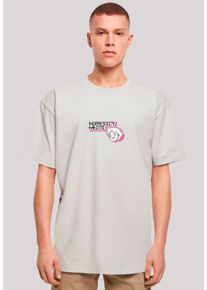 F4NT4STIC Herren T-Shirt "Heidi Homesick", grau, casual, Gr. M, Obermaterial: 100% Baumwolle, Shirts, Nostalgie, Retro Print, Kinderserie
