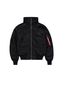 Herren Bomberjacke "Alpha Industries Men - Bomber Jackets MA-1 Hooded", schwarz, Gr. XL, Alpha Industries, Obermaterial: 100% Nylon, Futter: 100%