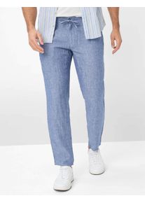 Brax Herren Chinohose "Style FABIO", blau, Gr. 36, 100% Leinen, Hosen