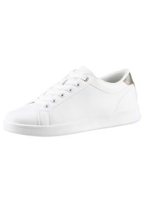 ANISTON SHOES Damen Sneaker, Gr. 38, gold, Lederimitat, sportlich, Schuhe, Schnürschuh, Freizeitschuh mit Metallic-Akzent - NEUE KOLLEKTION