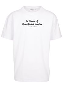 Herren T-Shirt "Upscale by Mister Tee Herren Ramen Club Heavy Oversize Tee", weiß, casual, Gr. XXL, UPSCALE BY MISTER TEE, unifarben, 100% Baumwolle,