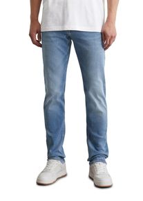 Marc O'Polo MARC O'POLO Herren 5-Pocket-Jeans "in lässiger Cross-Hatch-Denim Struktur", blau, casual, Gr. 33, unifarben, Obermaterial: 98% Baumwolle, 2%