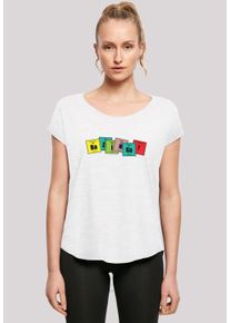 F4NT4STIC Damen T-Shirt "Big Bang Theory Bazinga", weiß, casual, Gr. S, Obermaterial: 100% Baumwolle, Shirts, Damen,Premium