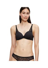 Triumph Damen Bügel-BH "Amourette Spotlight WHP X", Gr. 85, schwarz, Microtouch, Spitze, Obermaterial: 60% Polyamid, 25% Polyester, 15% Elasthan