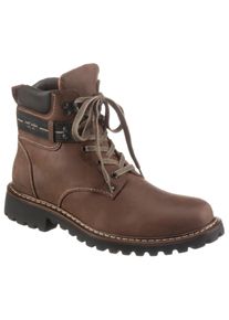 Josef Seibel Herren Winterboots "Adelboden", Gr. 40, braun, Leder, klassisch, Schuhe, mit gepolstertem Schaftrand