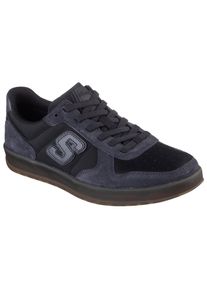 Skechers Herren Slip-On Sneaker "NEW WAVE CUP-CALVEN", Gr. 48,5, schwarz, Veloursleder, Lederimitat, Textil, sportlich, Schuhe, Retro Sneaker,