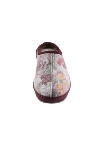 Schawos Damen Pantoffel, Gr. 37, rot, Textil, Schuhe