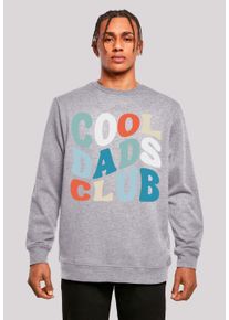 F4NT4STIC Herren Sweatshirt "Cool Dads Club Trendiges Vatertagsmotiv für Väter", grau, casual, Gr. XS, Obermaterial: 50% Baumwolle, 50% Polyester,