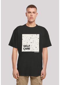 F4NT4STIC Herren T-Shirt "SELF CARE OVERSIZE TEE", schwarz, casual, Gr. M, Obermaterial: 100% Baumwolle, Shirts, Print