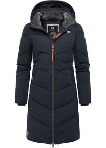 Ragwear Damen Wintermantel "Rebelka", blau, modisch, Gr. S, Außenmaterial: 100% Polyester, Innenfutter: 100% Polyester, Wattierung: 100% Polyester,