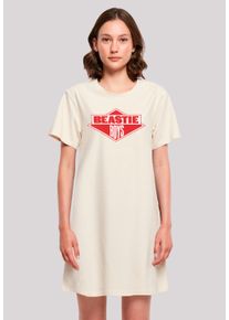 F4NT4STIC Damen Shirtkleid "The Beastie Boys", weiß, casual, Gr. S, Obermaterial: 100% Baumwolle, Kleider, Premium Qualität