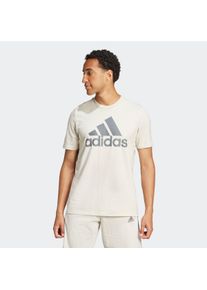 Herren T-Shirt "M BL SJ T", grau, sportlich, Gr. XXXL, adidas Sportswear, Obermaterial: 100% Baumwolle, Shirts