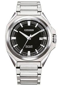 Citizen Herren Automatikuhr "Series 8", silber, Armbanduhren, Armbanduhr, Herrenuhr, Mechanische Uhr, analog, Datum, Eco-Drive