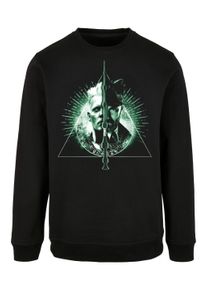 F4NT4STIC Herren Rundhalspullover "F4NT4STIC Herren", schwarz, casual, Gr. M, unifarben, 50% Baumwolle, 50% Polyester, Pullover