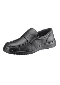 CLASSIC Herren Slipper, Gr. 43, schwarz, Glattleder, sportlich, Schuhe