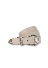 Bernd Götz BERND GÖTZ Damen Ledergürtel, beige, Gr. 105, Obermaterial: 100% Rindsleder, Gürtel