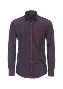 Casamoda Herren Langarmhemd "Casamoda Freizeithemd kariert", orange, Gr. XXL, kariert, 100% Baumwolle, Hemden