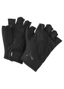 Puma Damen Trainingshandschuhe "Essential Training Fingerhandschuhe Erwachsene", schwarz, Gr. M, Obermaterial: 34% Elastodien, 35% Polyester, 13%