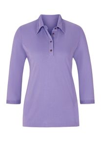 CLASSIC Damen Poloshirt "Shirt", lila, Gr. 38, unifarben, 50% Baumwolle, 50% Modal, Shirts