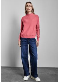 Street One Damen Strickpullover, rosa, casual, Gr. 42, unifarben, Stoff, 30% Polyester, 29% Polyacryl, 21% Viskose, 20% Nylon, Pullover, aus softem