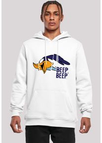 F4NT4STIC Herren Sweatshirt "Hoodie 'Looney Tunes Roadrunner Beep Beep'", weiß, casual, Gr. XXXL, Obermaterial: 65% Baumwolle, 35% Polyester,