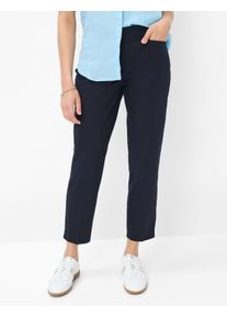 Brax Damen 5-Pocket-Hose "Style MARA S", blau, Gr. 20, 76% Baumwolle, 21% Polyamid, 3% Elasthan, Hosen